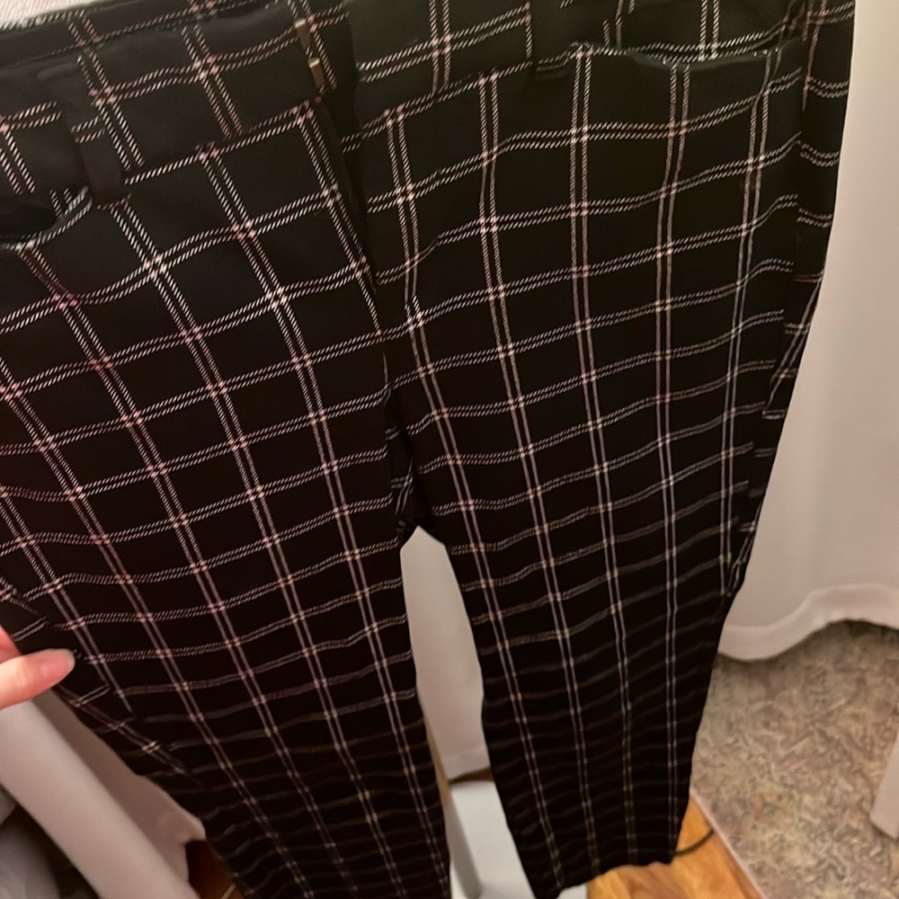 Black and white stripped dress/work pants